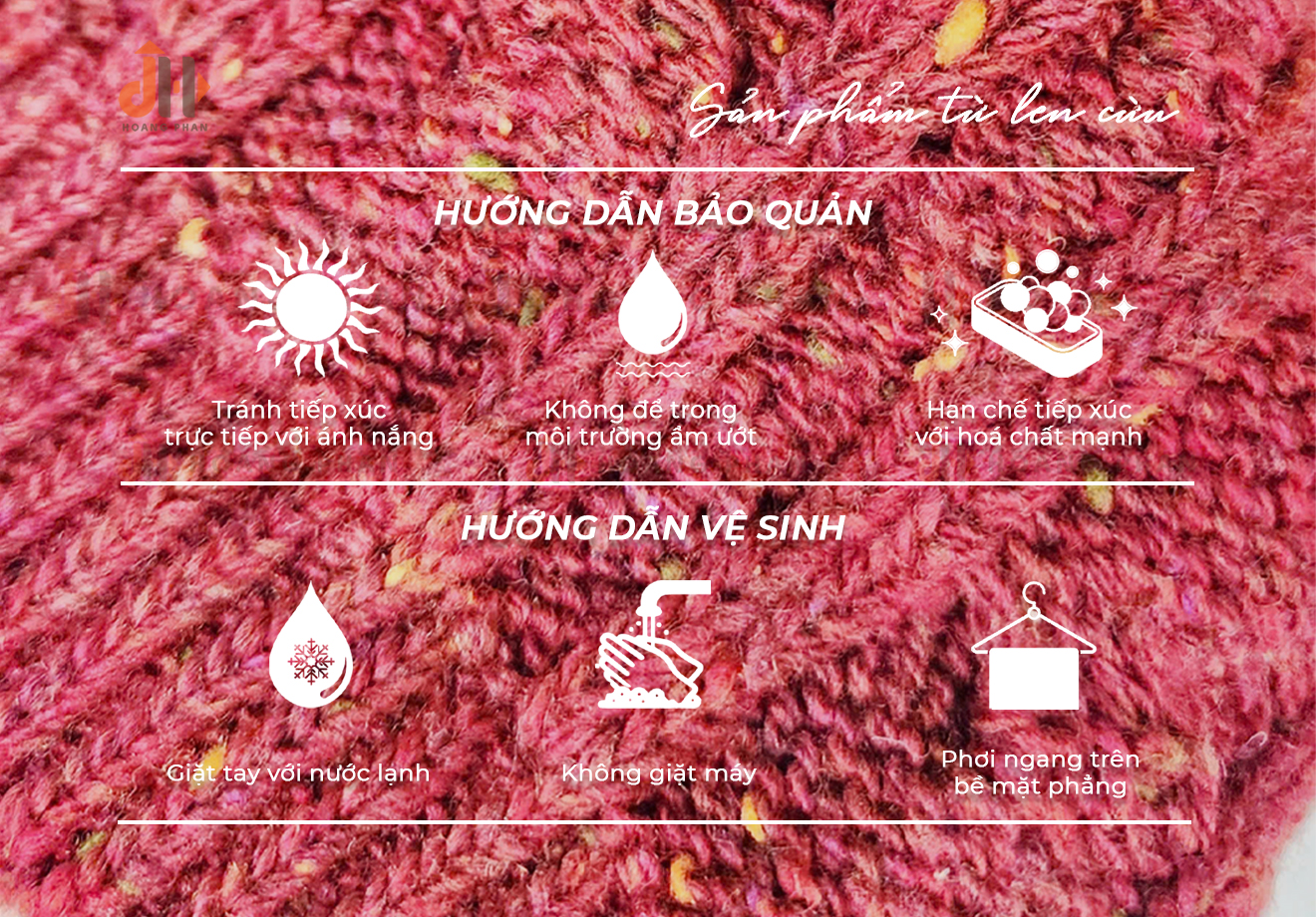 Hướng dẫn bảo vệ sinh đồ len handmade đúng cách – Bền đẹp như mới